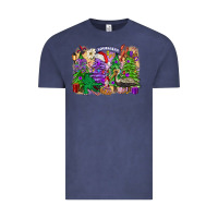 Vintage Denim christmas louisiana mardi gras trees Vintage Tee - FaDigitalArtStudio