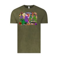 Vintage Olive christmas louisiana mardi gras trees Vintage Tee - FaDigitalArtStudio
