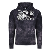 Cloud Black guernica artwork Vintage Hoodie - linhVisuals