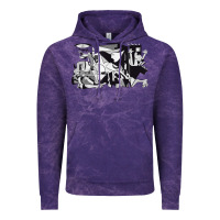 Cloud Purple guernica artwork Vintage Hoodie - linhVisuals