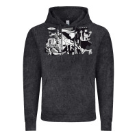 Vintage Black guernica artwork Vintage Hoodie - linhVisuals