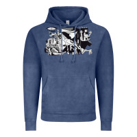 Vintage Denim guernica artwork Vintage Hoodie - linhVisuals