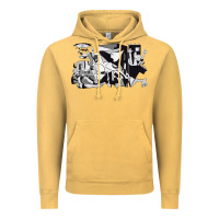Vintage Mustard guernica artwork Vintage Hoodie - linhVisuals