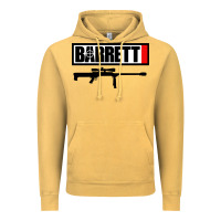 Vintage Mustard barrett firearm company Vintage Hoodie - linhVisuals