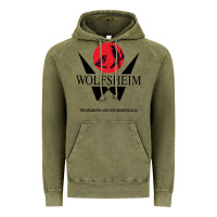 Vintage Olive wolfsheim german music Vintage Hoodie - linhVisuals