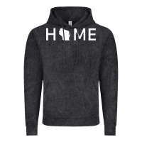 Vintage Black home in wisconsin love u.s Vintage Hoodie - linhVisuals