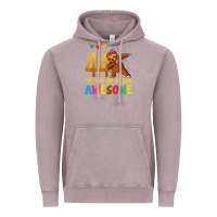 Vintage Zinc 44 years old birthday sloth dabbing 44th birthday sloth Vintage Hoodie - linhVisuals