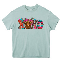 Arona xoxo valentine's day highland cow Heavy Core Tee - Jasminsmagicworld