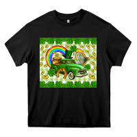 Black St. Patrick's truck Heavy Core Tee - CowGirlArtShop