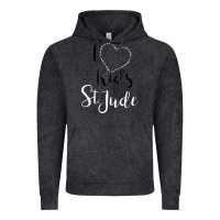 Vintage Black i love and heart the kids of st jude shirt for runners Vintage Hoodie - linhVisuals
