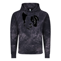 Cloud Black dog, collie, dogs, collies, border collies, puppy, sheepdog Vintage Hoodie - linhVisuals