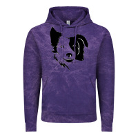 Cloud Purple dog, collie, dogs, collies, border collies, puppy, sheepdog Vintage Hoodie - linhVisuals