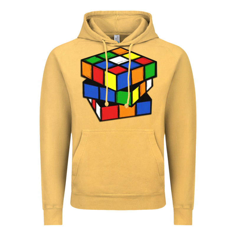 Rubik Cube Vintage Hoodie by linhVisuals | Teevron