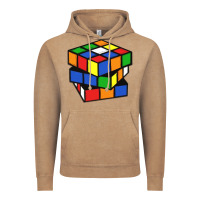 Vintage Coffee rubik cube Vintage Hoodie - linhVisuals