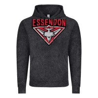 Vintage Black essendon fc Vintage Hoodie - linhVisuals