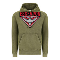 Vintage Olive essendon fc Vintage Hoodie - linhVisuals