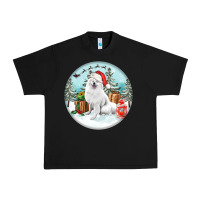 Christmas Samoyed Dog Urban Heavy Tee | Teevron