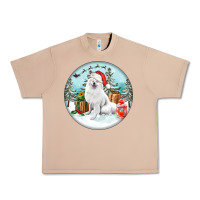 Burro Christmas samoyed dog Urban Heavy Tee - FaDigitalArtStudio
