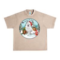French Oak Christmas samoyed dog Urban Heavy Tee - FaDigitalArtStudio