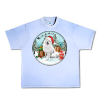 Grape Ice Christmas samoyed dog Urban Heavy Tee - FaDigitalArtStudio