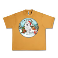 Peanut Butter Christmas samoyed dog Urban Heavy Tee - FaDigitalArtStudio