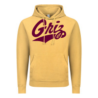 Vintage Mustard montana griz Vintage Hoodie - linhVisuals