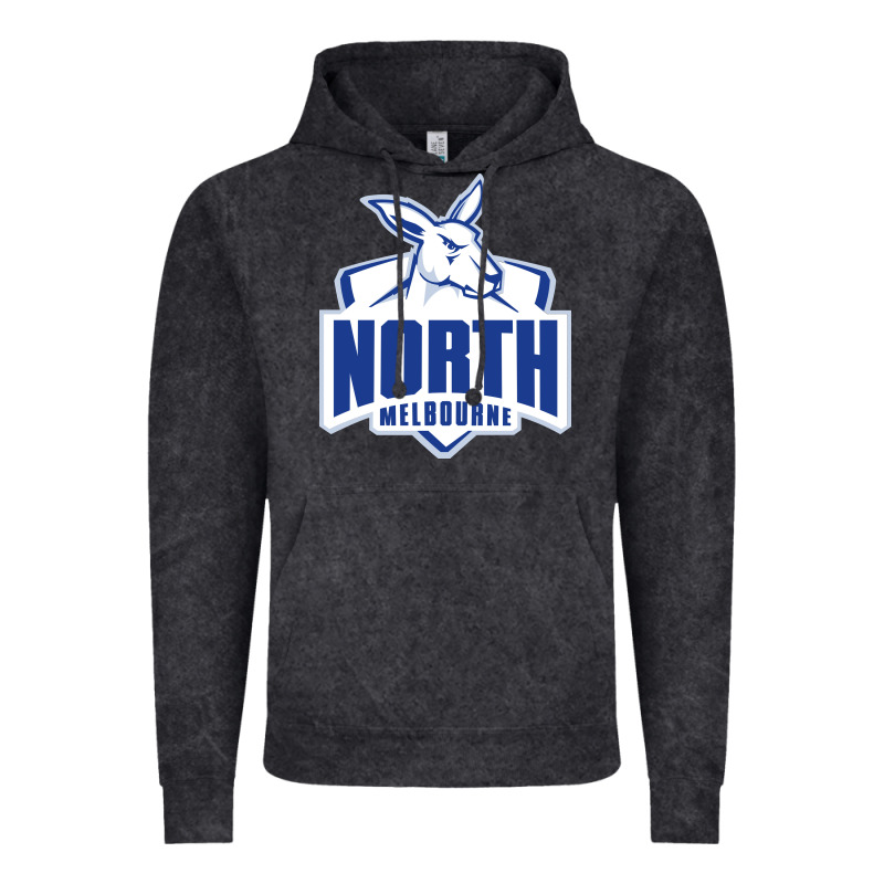 North Melbourne Fc Vintage Hoodie by linhVisuals | Teevron