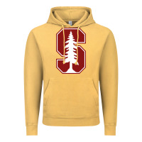 Vintage Mustard stanford cardinal Vintage Hoodie - linhVisuals