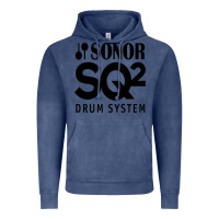 Vintage Denim Sonor Drum Vintage Hoodie - linhVisuals