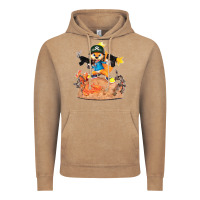 Vintage Coffee conker the squirrel, bad, video game, game, green, squirel Vintage Hoodie - linhVisuals