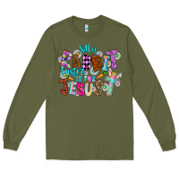 Army Green Silly Rabbit Easter Is For Jesus Long Sleeve Tee - CowhideDigitalArt