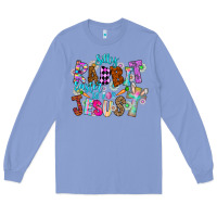 Colony Blue Silly Rabbit Easter Is For Jesus Long Sleeve Tee - CowhideDigitalArt