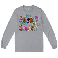 Heather Grey Silly Rabbit Easter Is For Jesus Long Sleeve Tee - CowhideDigitalArt