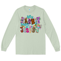 Matcha Silly Rabbit Easter Is For Jesus Long Sleeve Tee - CowhideDigitalArt