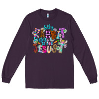 Plum Silly Rabbit Easter Is For Jesus Long Sleeve Tee - CowhideDigitalArt