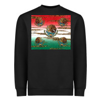 Black Mexican Flag Heavyweight Sweatshirt - RanaPortraitStore