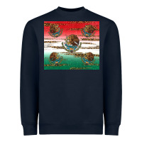 Navy Mexican Flag Heavyweight Sweatshirt - RanaPortraitStore