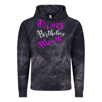 Cloud Black it's my birthday month party Vintage Hoodie - linhVisuals