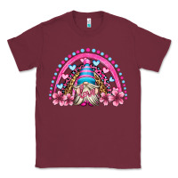 Burgundy valentine's day rainbow gnome olivia Classic Tee - OliviaCreatesArt