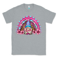 Heather Grey valentine's day rainbow gnome olivia Classic Tee - OliviaCreatesArt
