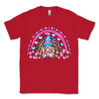 Red valentine's day rainbow gnome olivia Classic Tee - OliviaCreatesArt