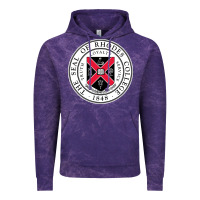 Cloud Purple Rhodes College Vintage Hoodie - linhVisuals