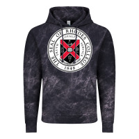 Cloud Black Rhodes College Vintage Hoodie - linhVisuals
