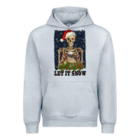 Heather Grey let it snow Urban Hoodie - RanaPortraitStore