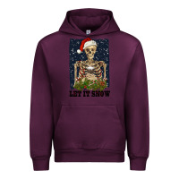 Mauve Wine let it snow Urban Hoodie - RanaPortraitStore