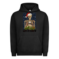 Pigment Black let it snow Urban Hoodie - RanaPortraitStore