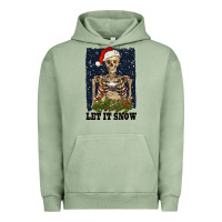 Pigment Oil Green let it snow Urban Hoodie - RanaPortraitStore