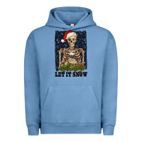 Pigment Pebble Blue let it snow Urban Hoodie - RanaPortraitStore