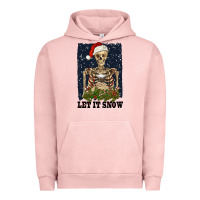 Pigment Salmon let it snow Urban Hoodie - RanaPortraitStore