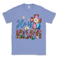 Colony Blue he is risen cross Classic Tee - Artiststas